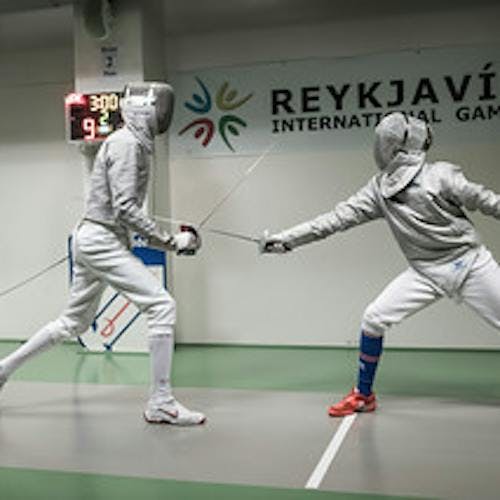 Keppendur í skylmingum á Reykjavik International Games